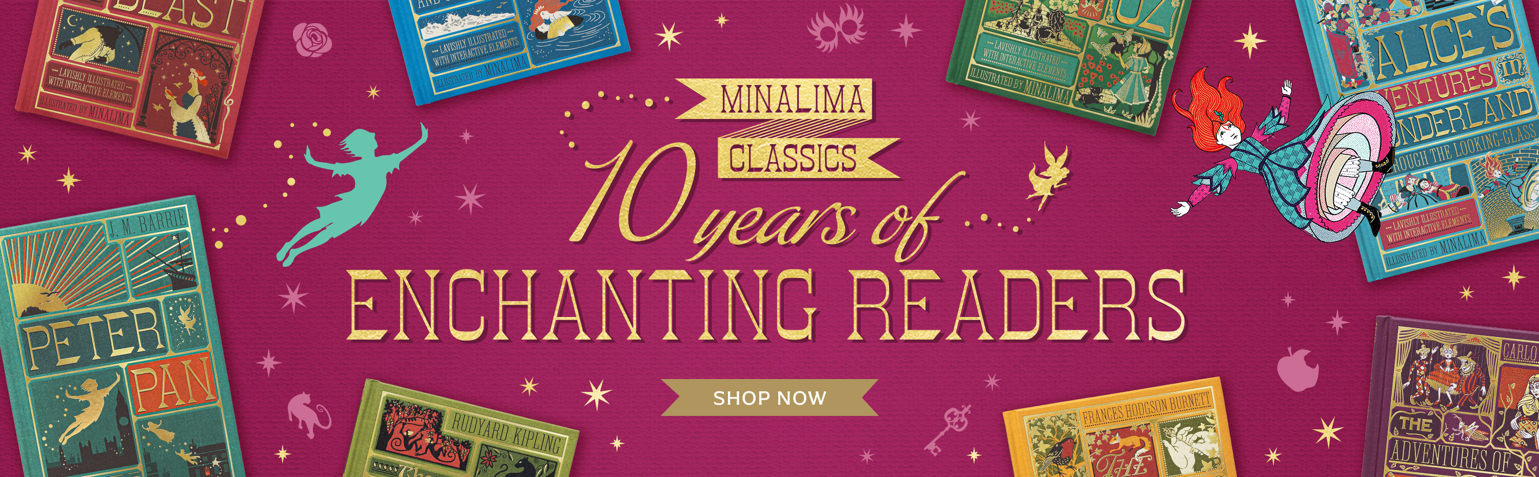 MinaLima Classics - 10 Years of Enchanting Readers. Shop Now!