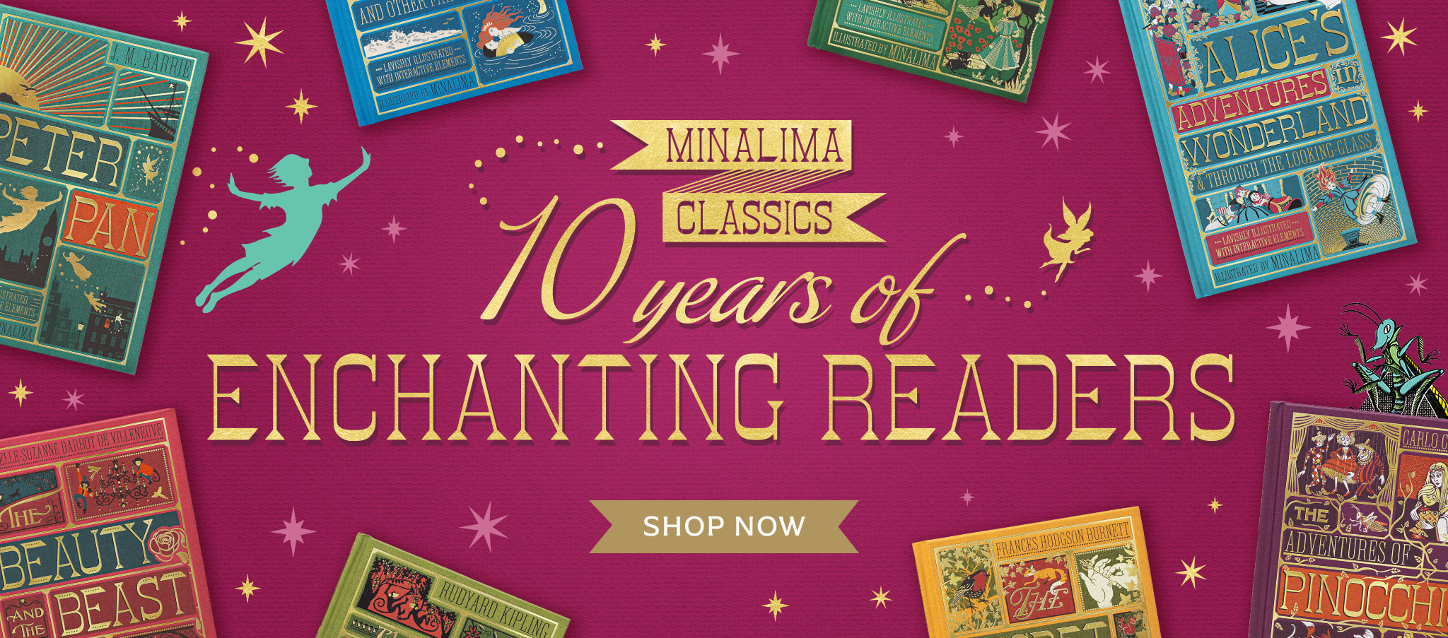 MinaLima Classics - 10 Years of Enchanting Readers. Shop Now!