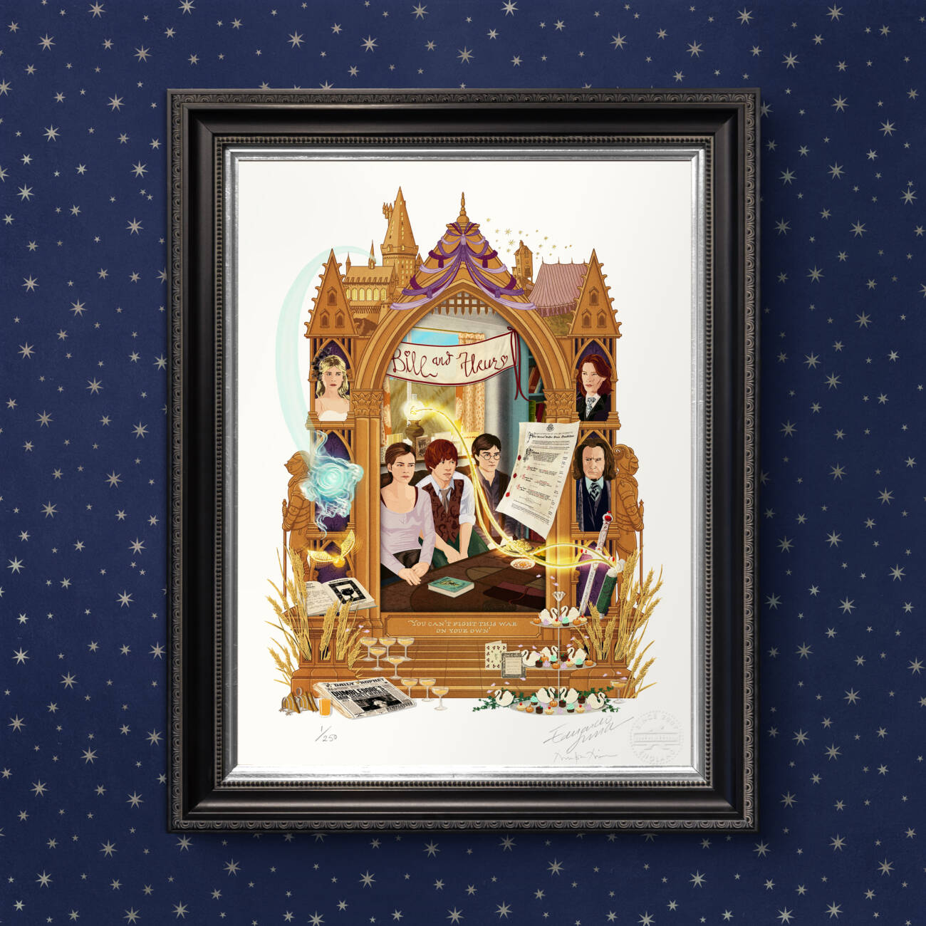 Harry Potter and the Deathly Hallows: Part One - Magical Moments Limited Edition Art Print (Premium Finish) - 'You can't fight this war on your own'.