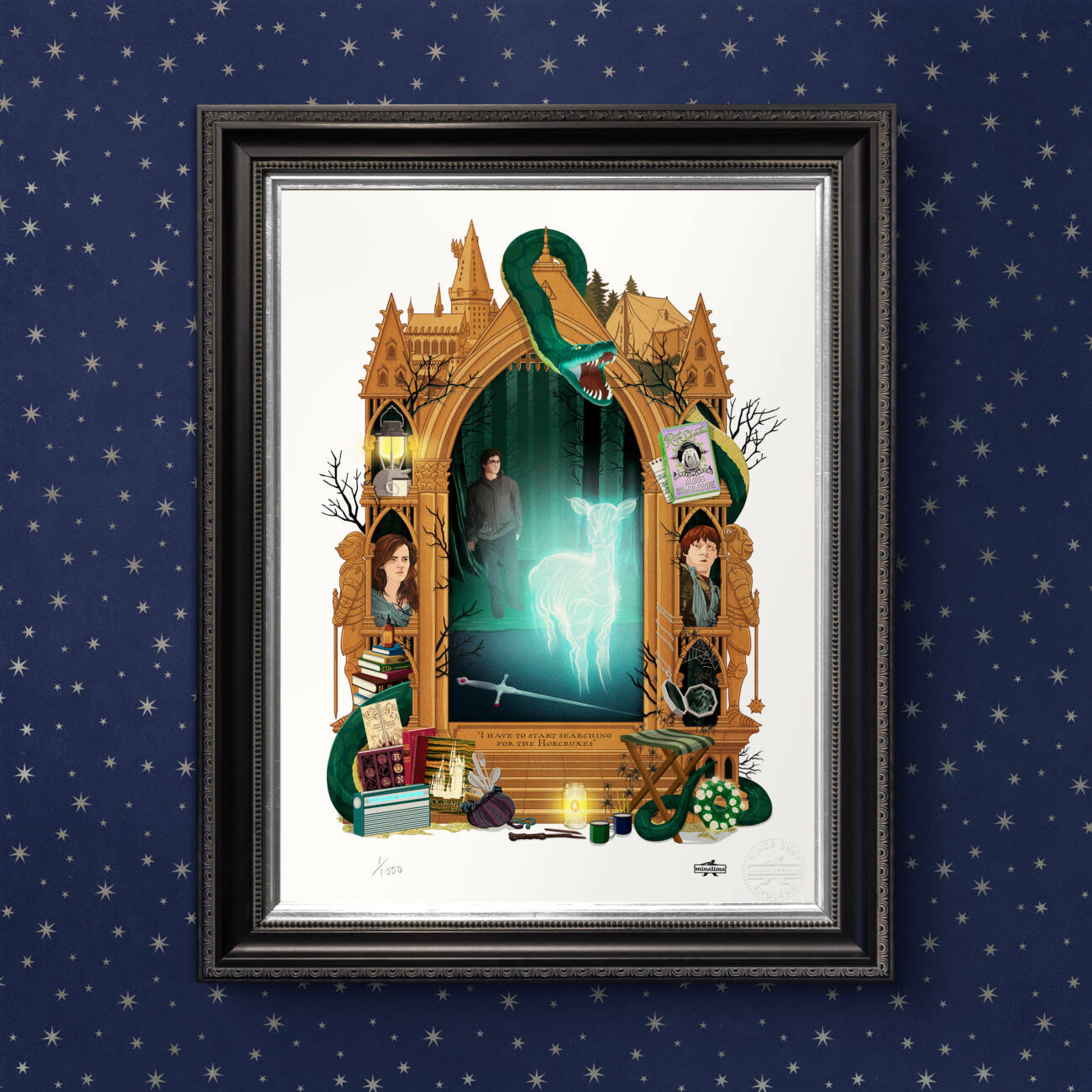 Harry Potter and the Deathly Hallows: Part One - Magical Moments Limited Edition Art Print (Standard Finish) - ‘I have to start looking for the Horcruxes’.