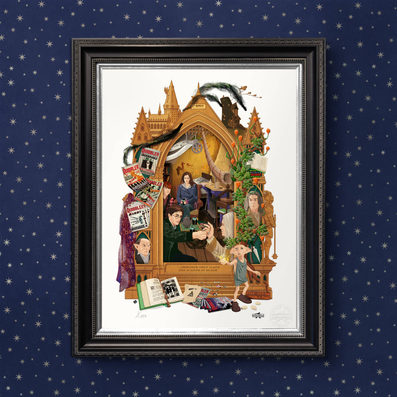 Harry Potter and the Deathly Hallows: Part One - Magical Moments Limited Edition Art Print (Standard Finish) - ‘…together they make one master of death'.