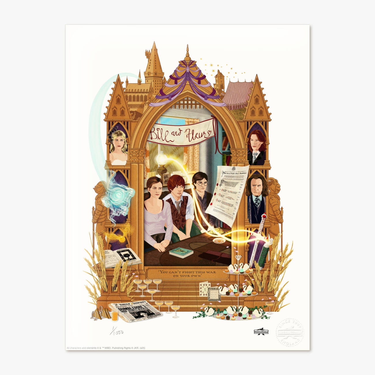 Harry Potter and the Deathly Hallows: Part One - Magical Moments Limited Edition Art Print (Standard Finish) - 'You can't fight this war on your own'.