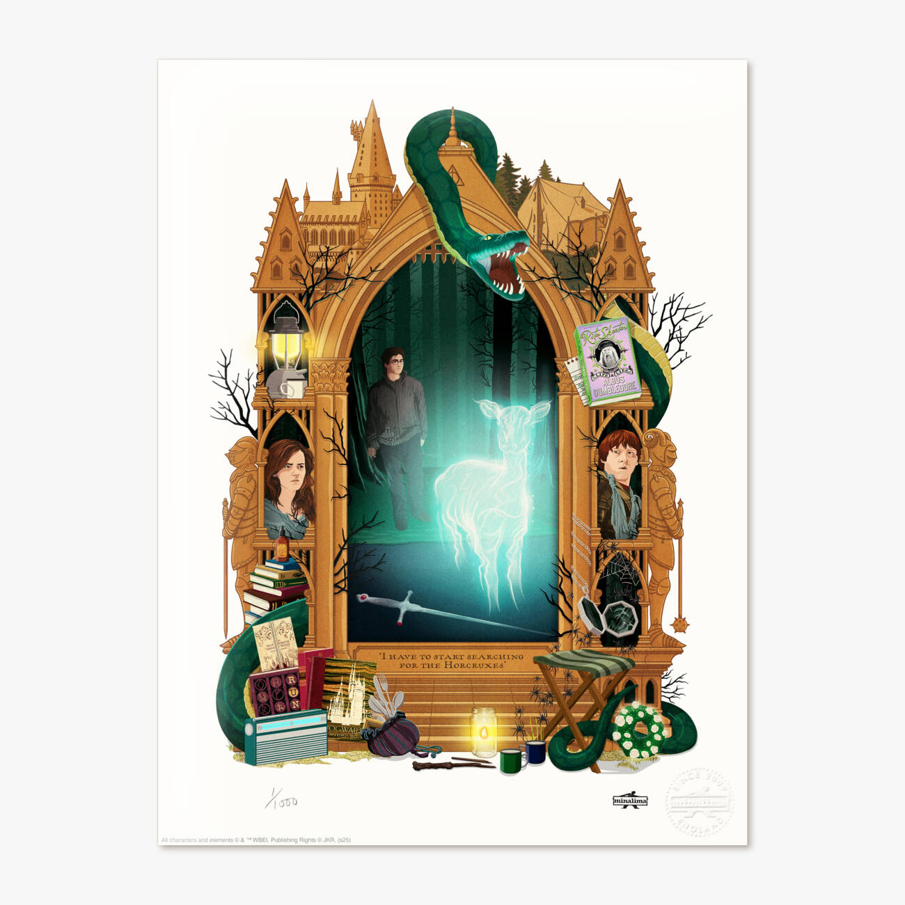 Harry Potter and the Deathly Hallows: Part One - Magical Moments Limited Edition Art Print (Standard Finish) - ‘I have to start looking for the Horcruxes’.