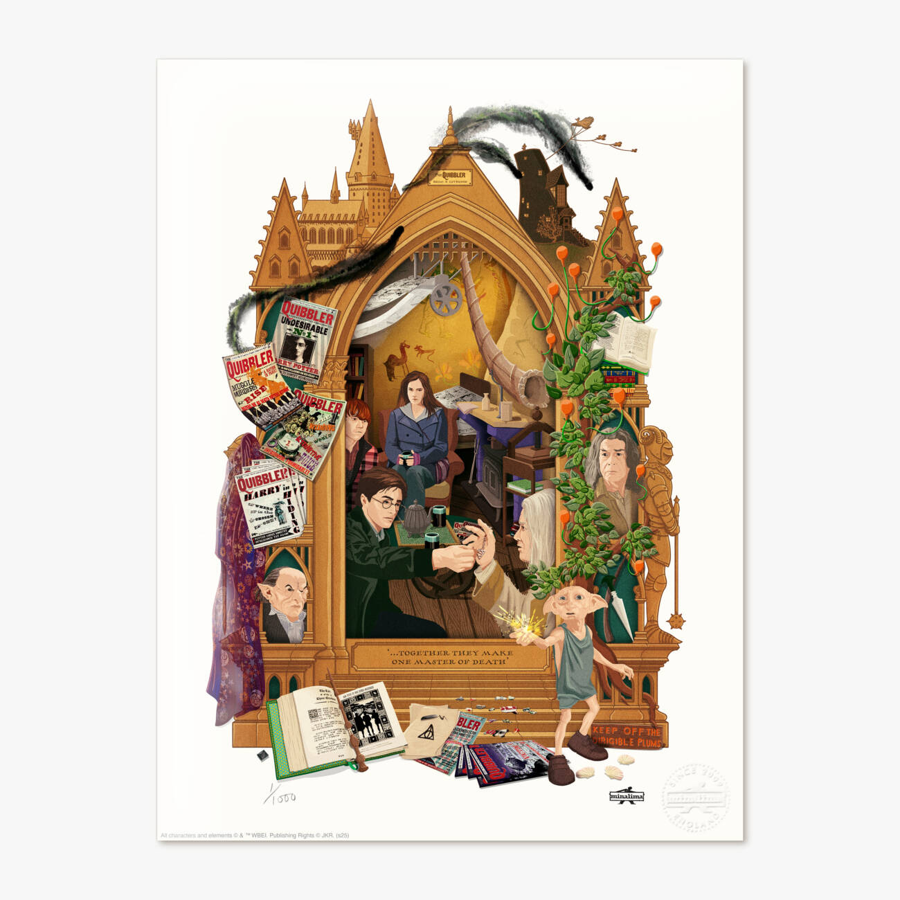 Harry Potter and the Deathly Hallows: Part One - Magical Moments Limited Edition Art Print (Standard Finish) - ‘…together they make one master of death'.
