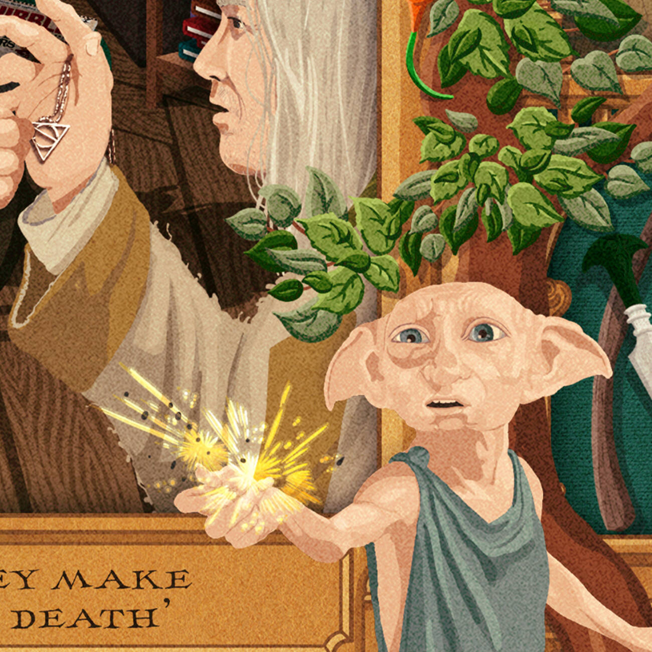 Harry Potter and the Deathly Hallows: Part One - Magical Moments Limited Edition Art Print - ‘…together they make one master of death'.