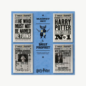 The Daily Prophet Magnet Set - Front Pages with artwork as seen in the Harry Potter Films