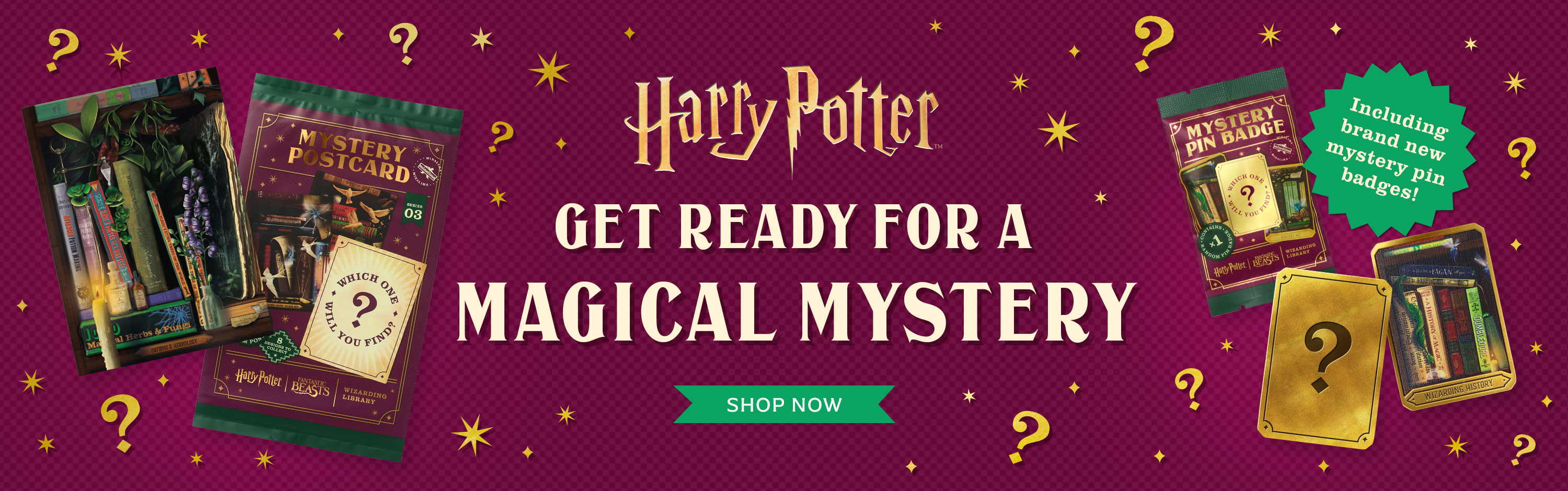 Are you feeling lucky? Shop Harry Potter and Fantastic Beasts Lucky Dips bundles now.