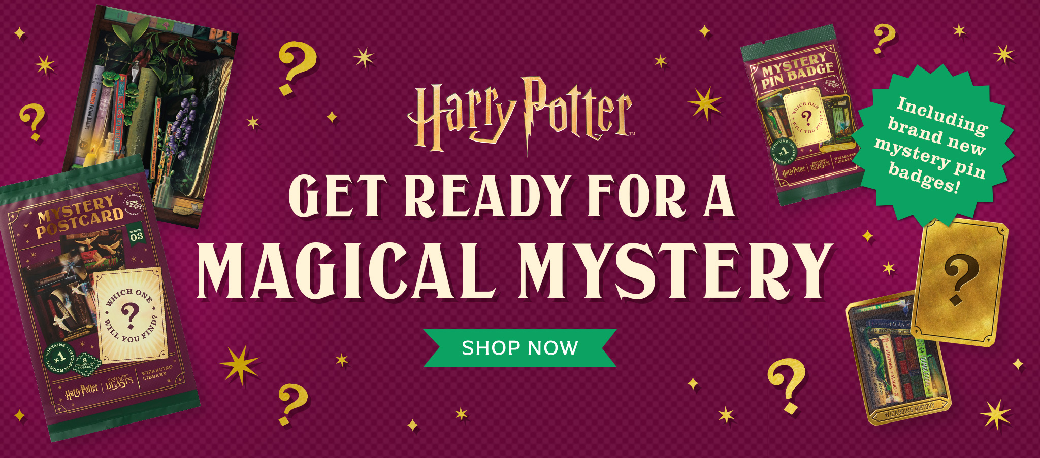 Are you feeling lucky? Shop Harry Potter and Fantastic Beasts Lucky Dips bundles now.