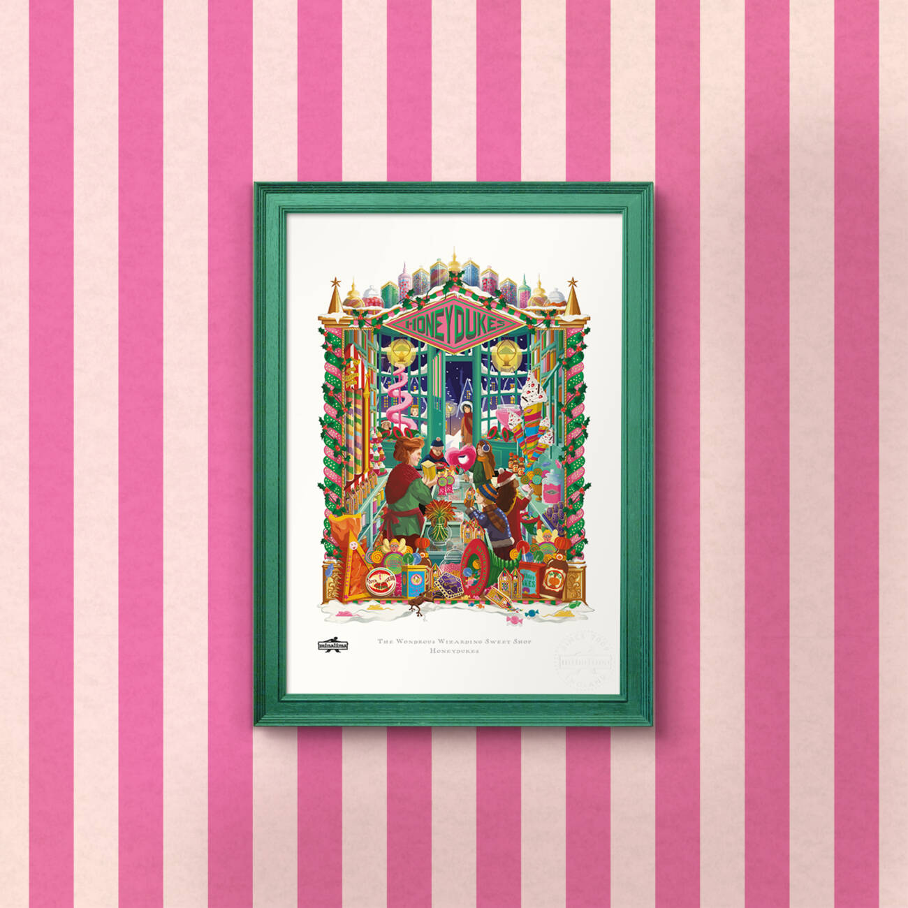 Honeydukes Art Print - 'The Wondrous Wizarding Sweet Shop'