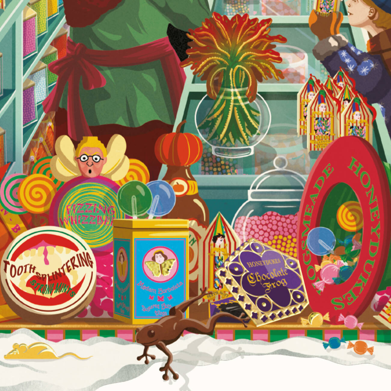 Honeydukes Art Print - 'The Wondrous Wizarding Sweet Shop'