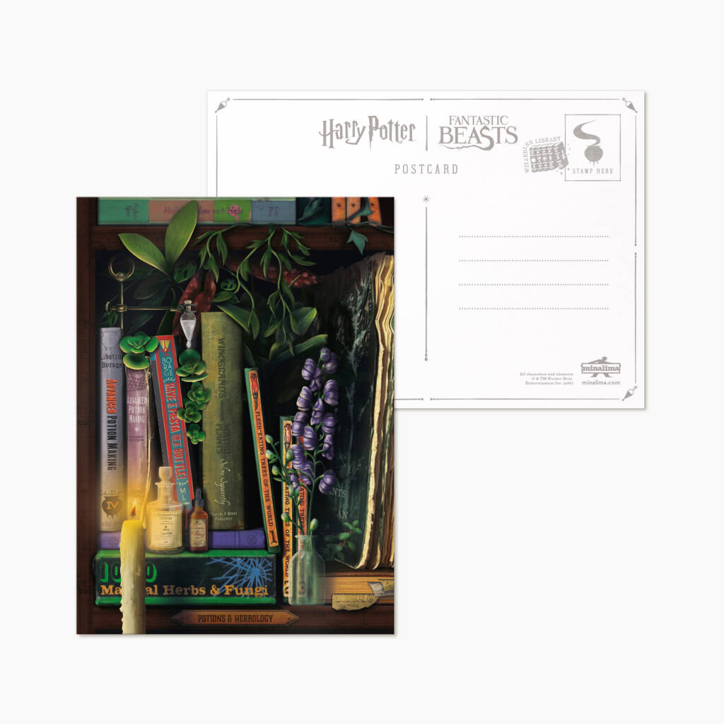 Mystery Postcard Series 03 - Wizarding Library: Potions & Herbology