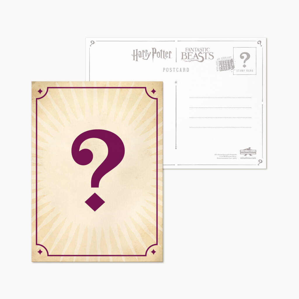 Mystery Postcard Series 03 - Wizarding Library: Secret Postcard.