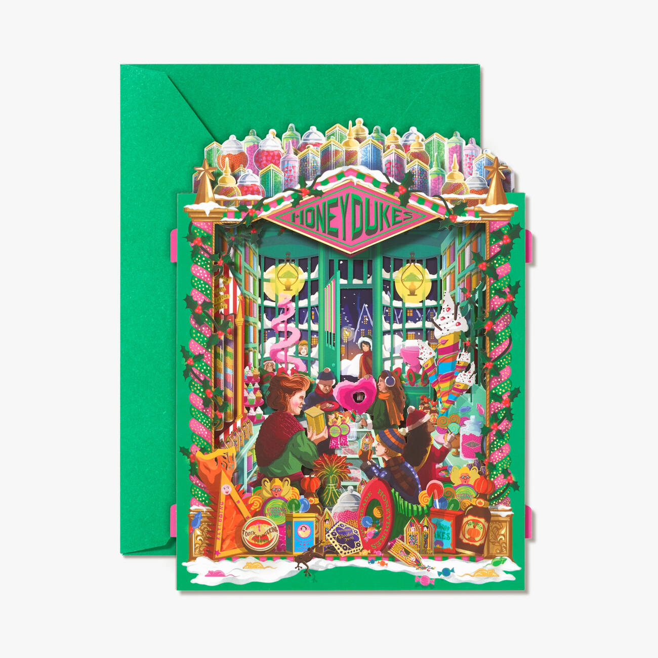 Honeydukes 3D Notecard - 'The Wondrous Wizarding Sweet Shop'