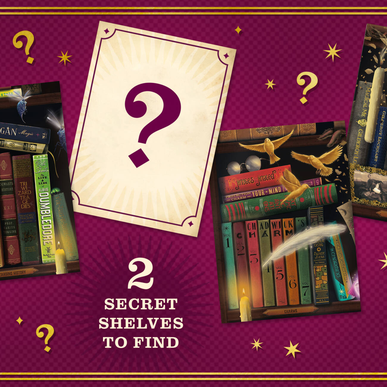 2 secret shelves to find