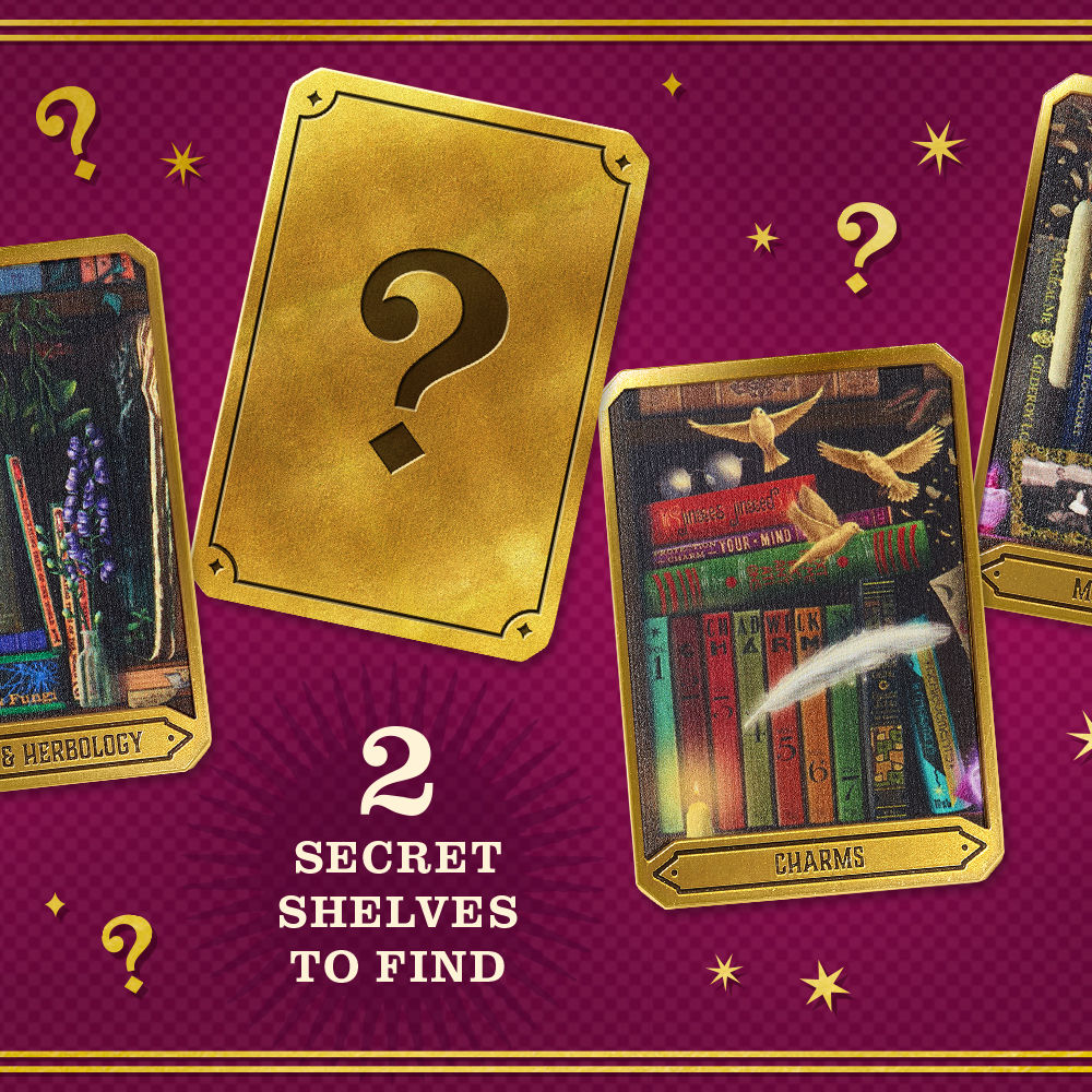 2 secret shelves to find