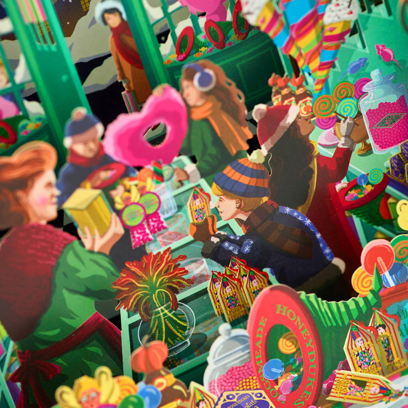 Honeydukes 3D Notecard - 'The Wondrous Wizarding Sweet Shop'