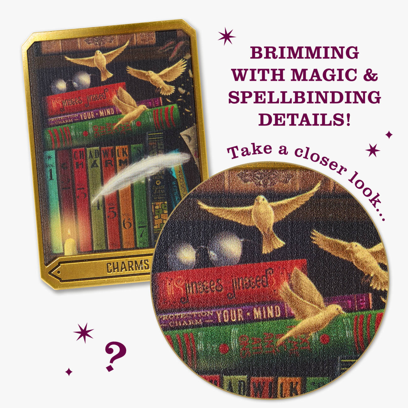 Mystery Pin Badge Series 01 - Wizarding Library: Brimming with magic and spelllbinding details.