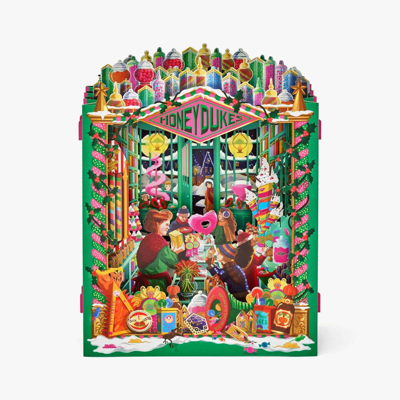 Honeydukes 3D Notecard - 'The Wondrous Wizarding Sweet Shop'