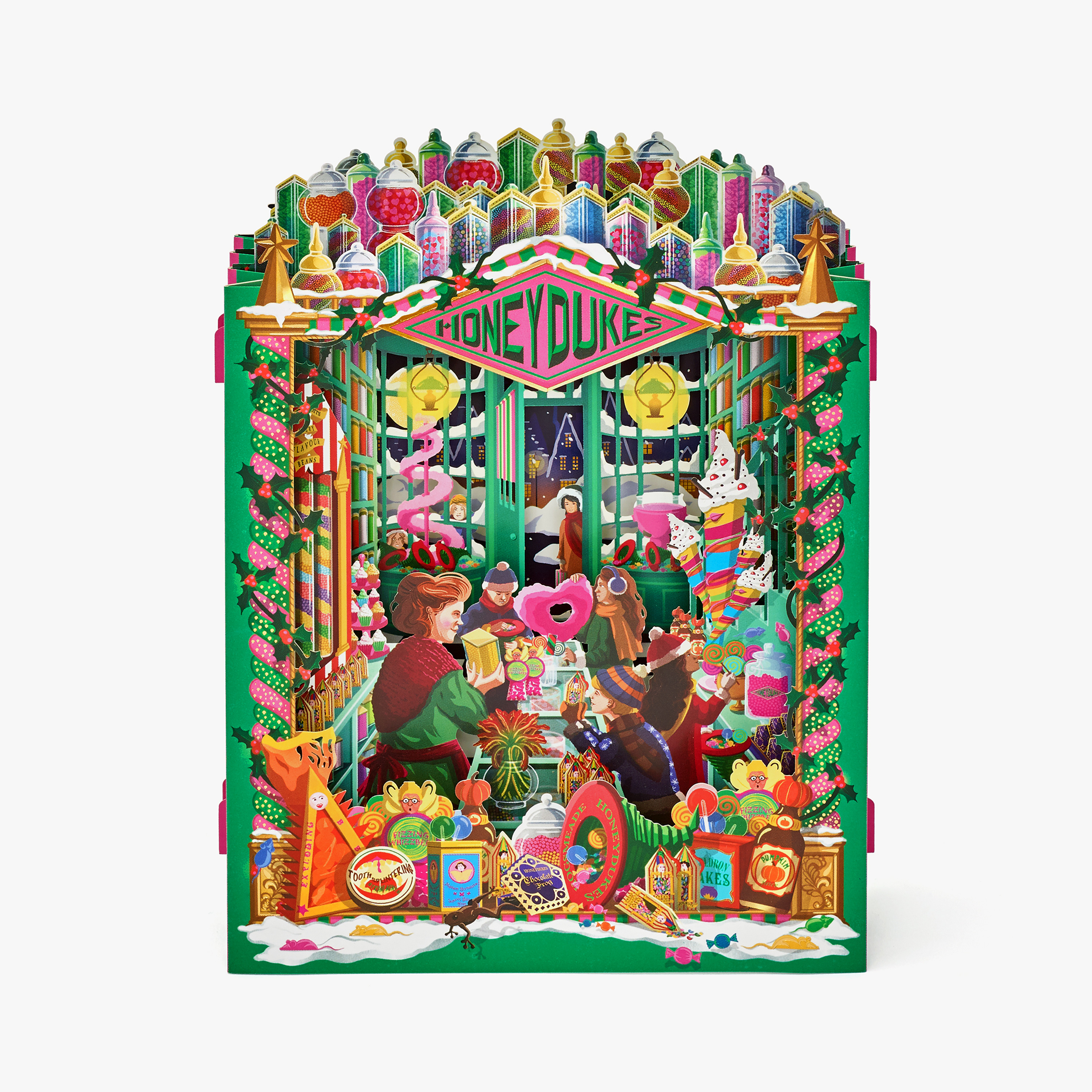 Honeydukes 3D Notecard - 'The Wondrous Wizarding Sweet Shop'