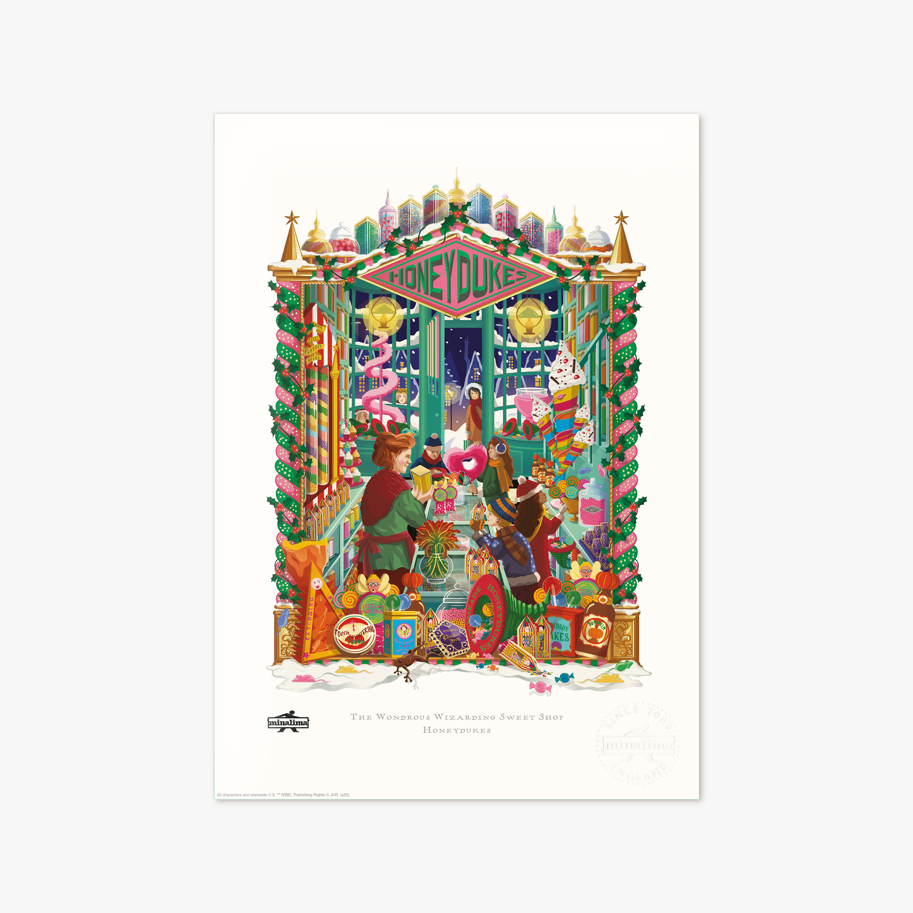 Honeydukes Art Print - 'The Wondrous Wizarding Sweet Shop'