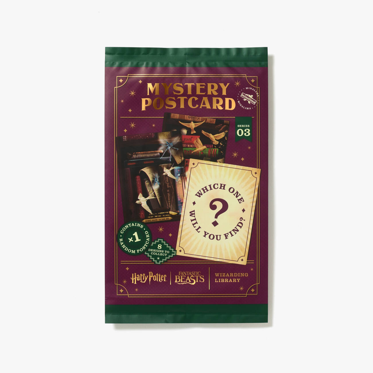 Mystery Postcard Series 03 - Wizarding Library.