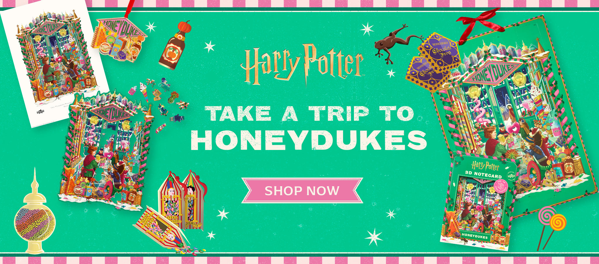 Take a trip to Honeydukes - shop now.