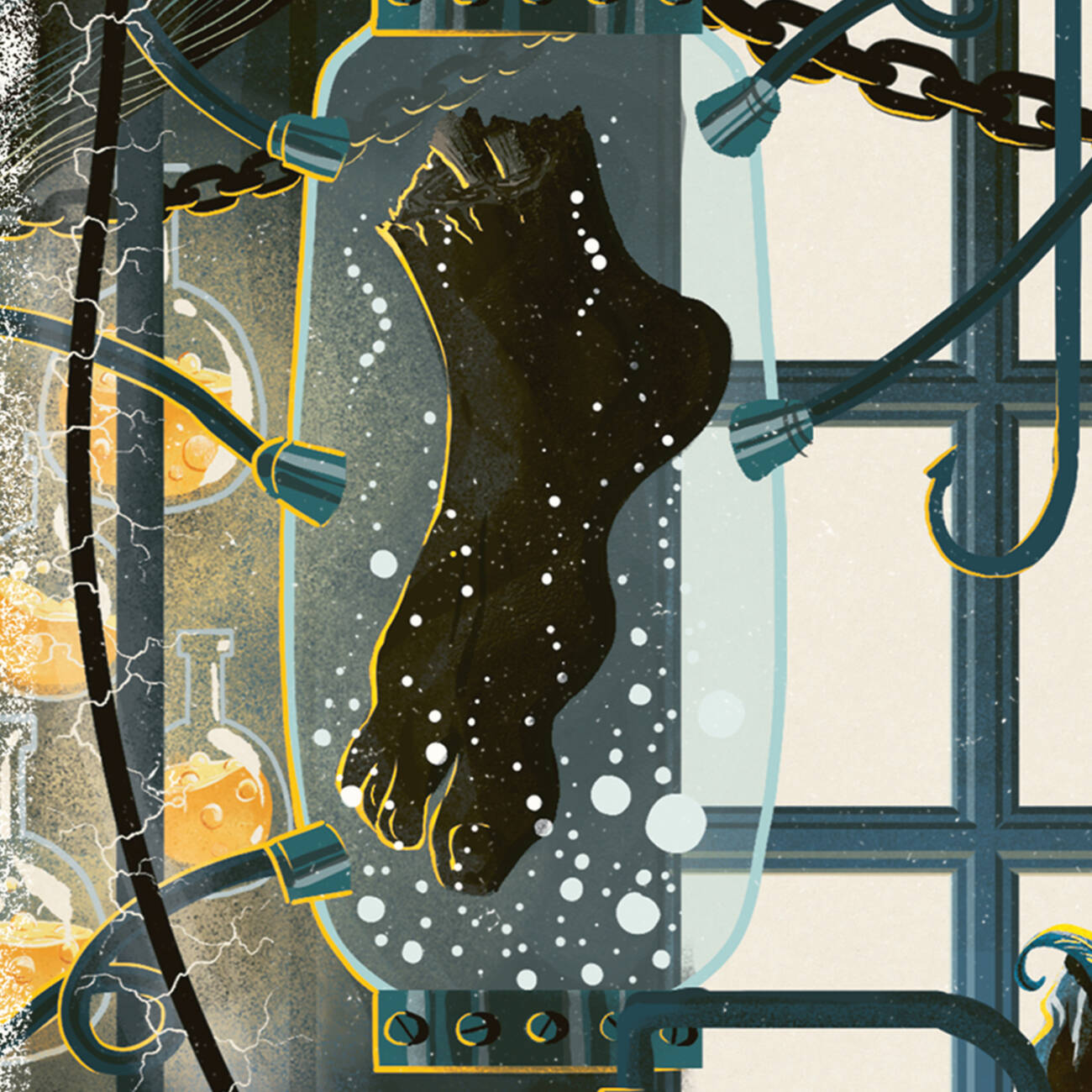 Frankenstein art print "I kept my workshop of filthy creation..."