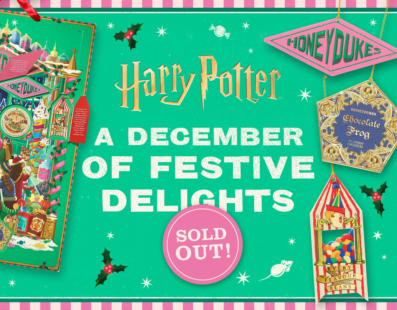 Take a trip to Honeydukes - brand new collection featuring our first ever advent calendar! Shop now.