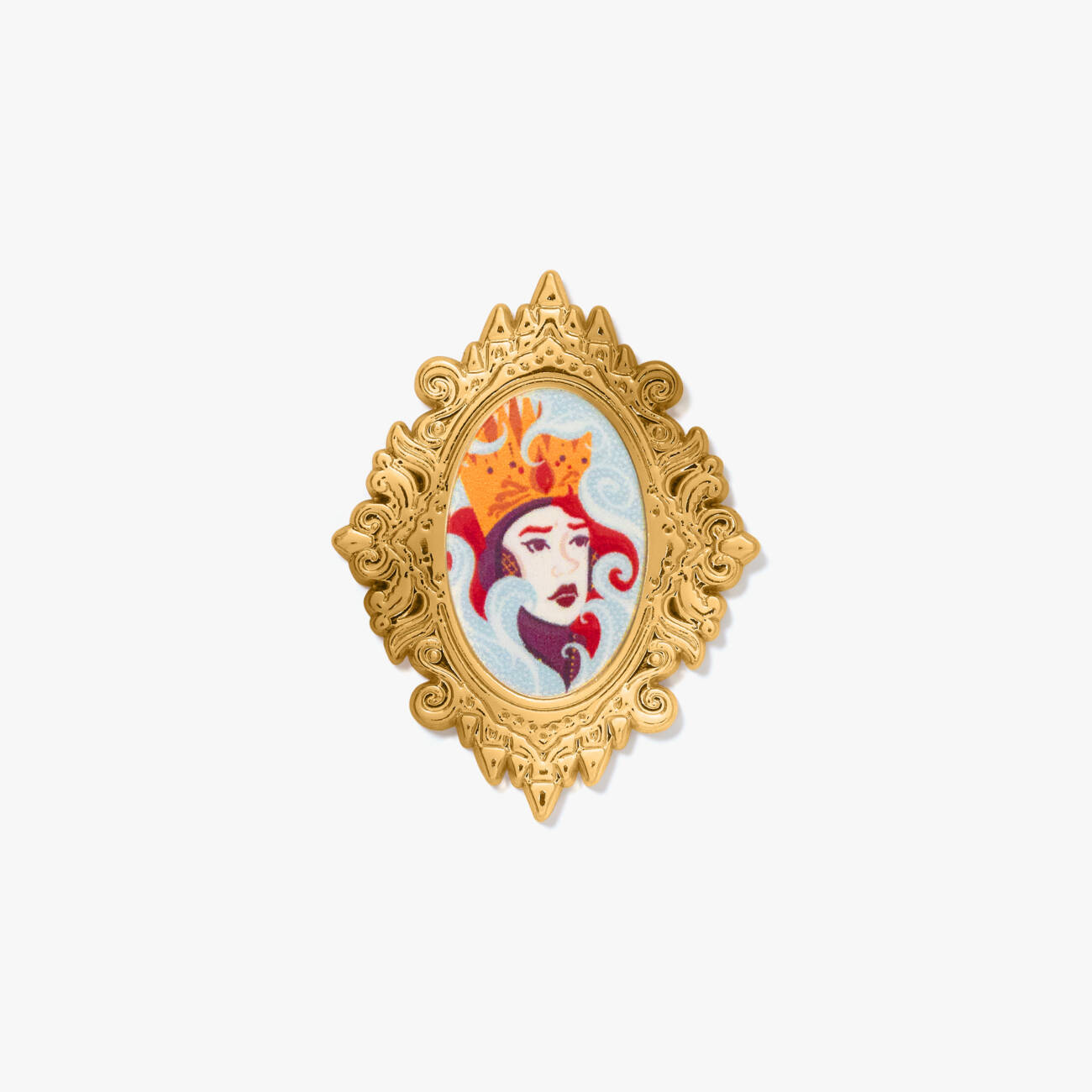 MinaLima Classics Snow White 'Who is the fairest, tell me, who?' pin badge