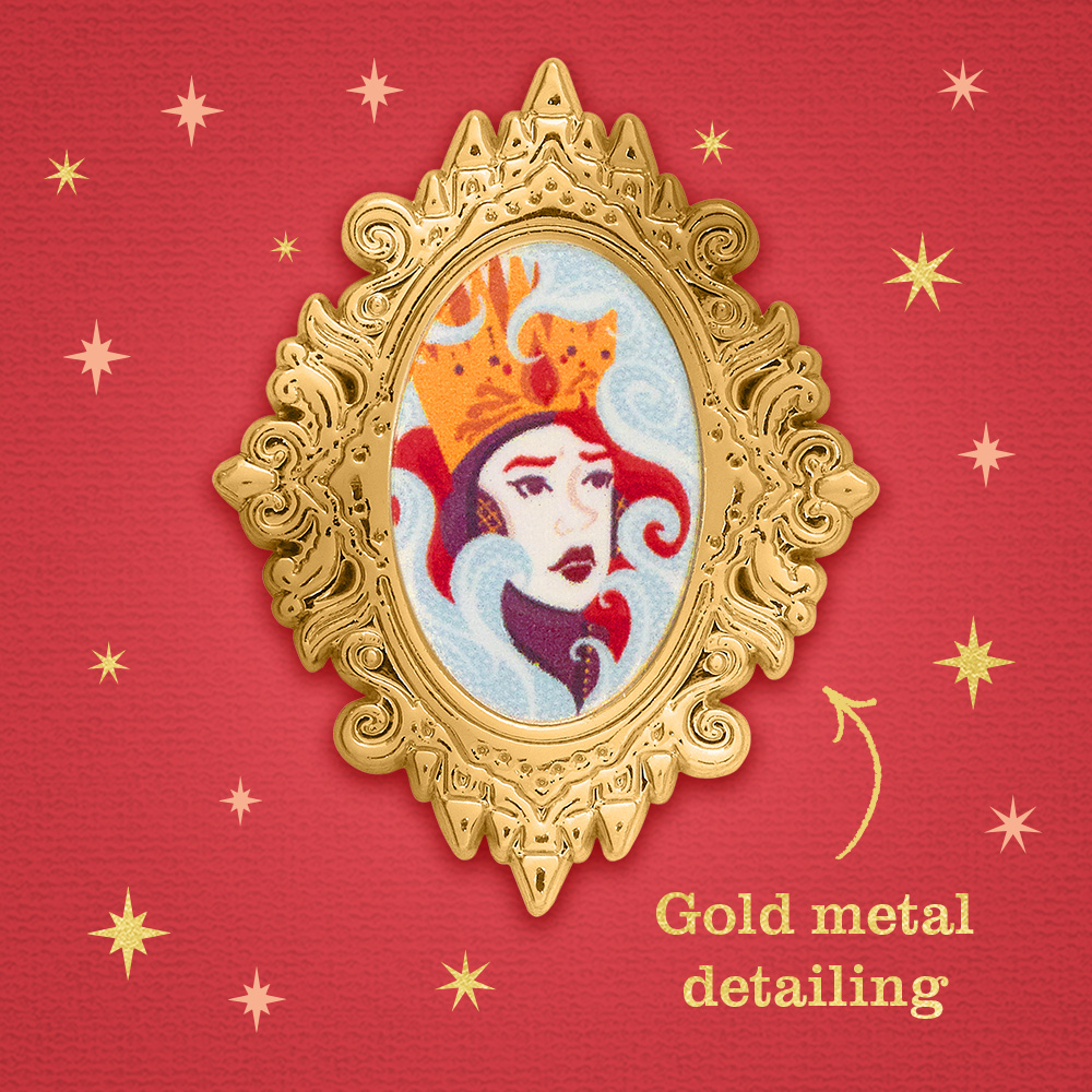 MinaLima Classics Peter Pan 'The Flight' Pin Badge with glitter detailing