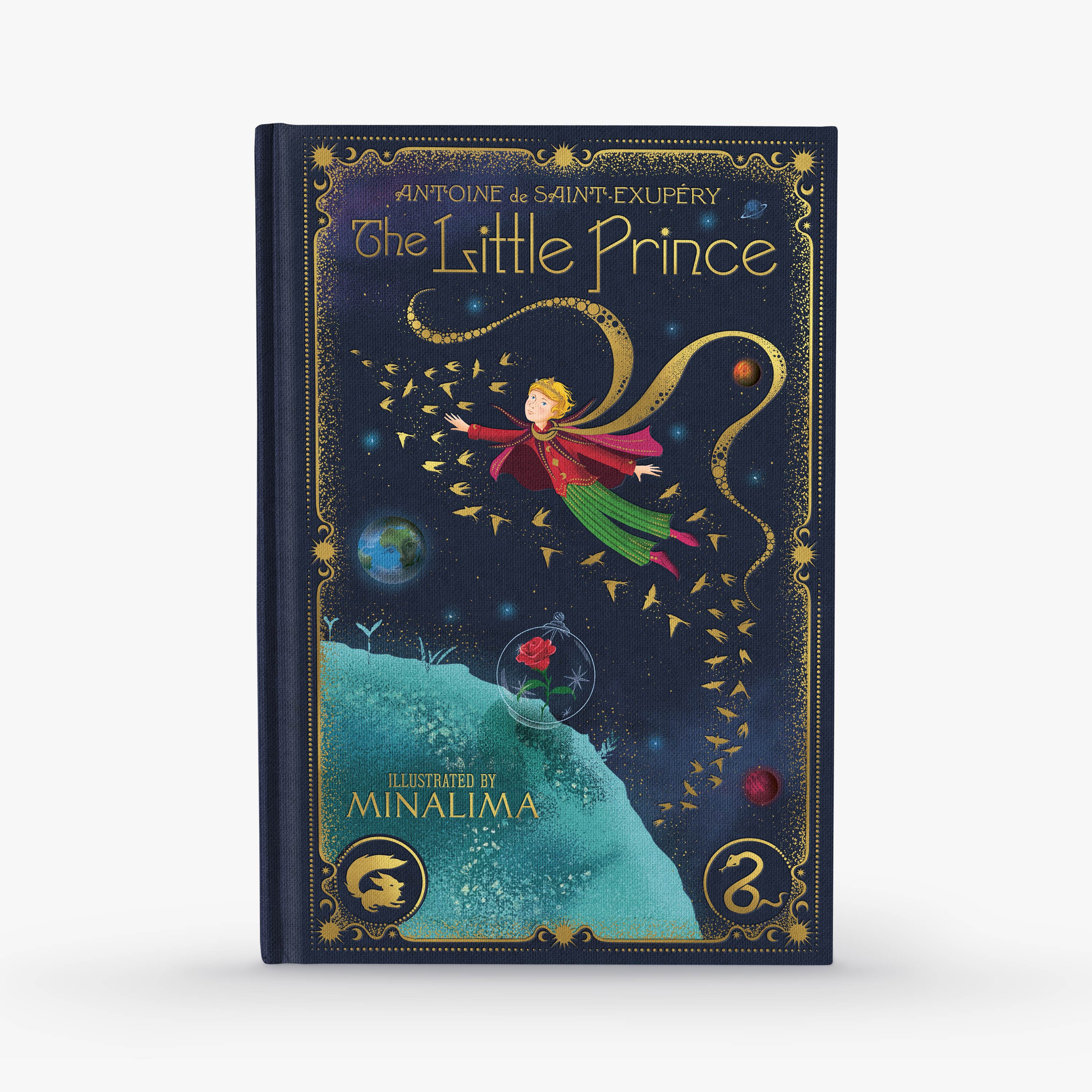 The Little Prince by Antoine de Saint-Exupéry, Illustrated by MinaLima.