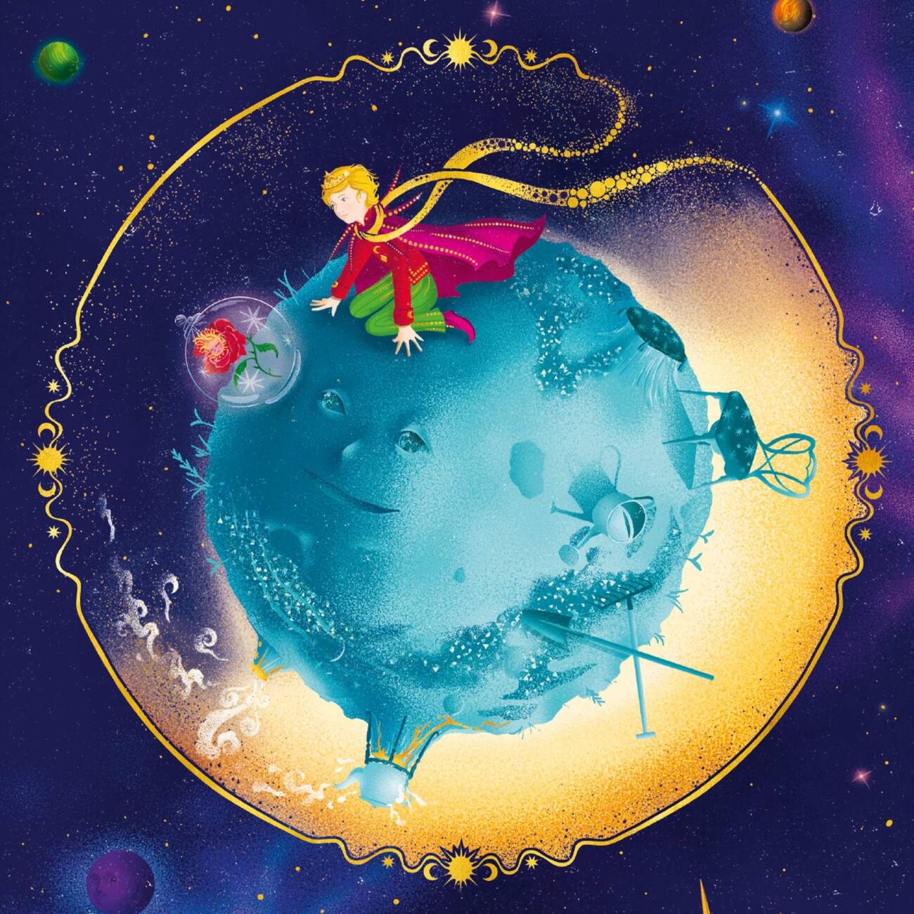 The Little Prince by Antoine de Saint-Exupéry, Illustrated by MinaLima.