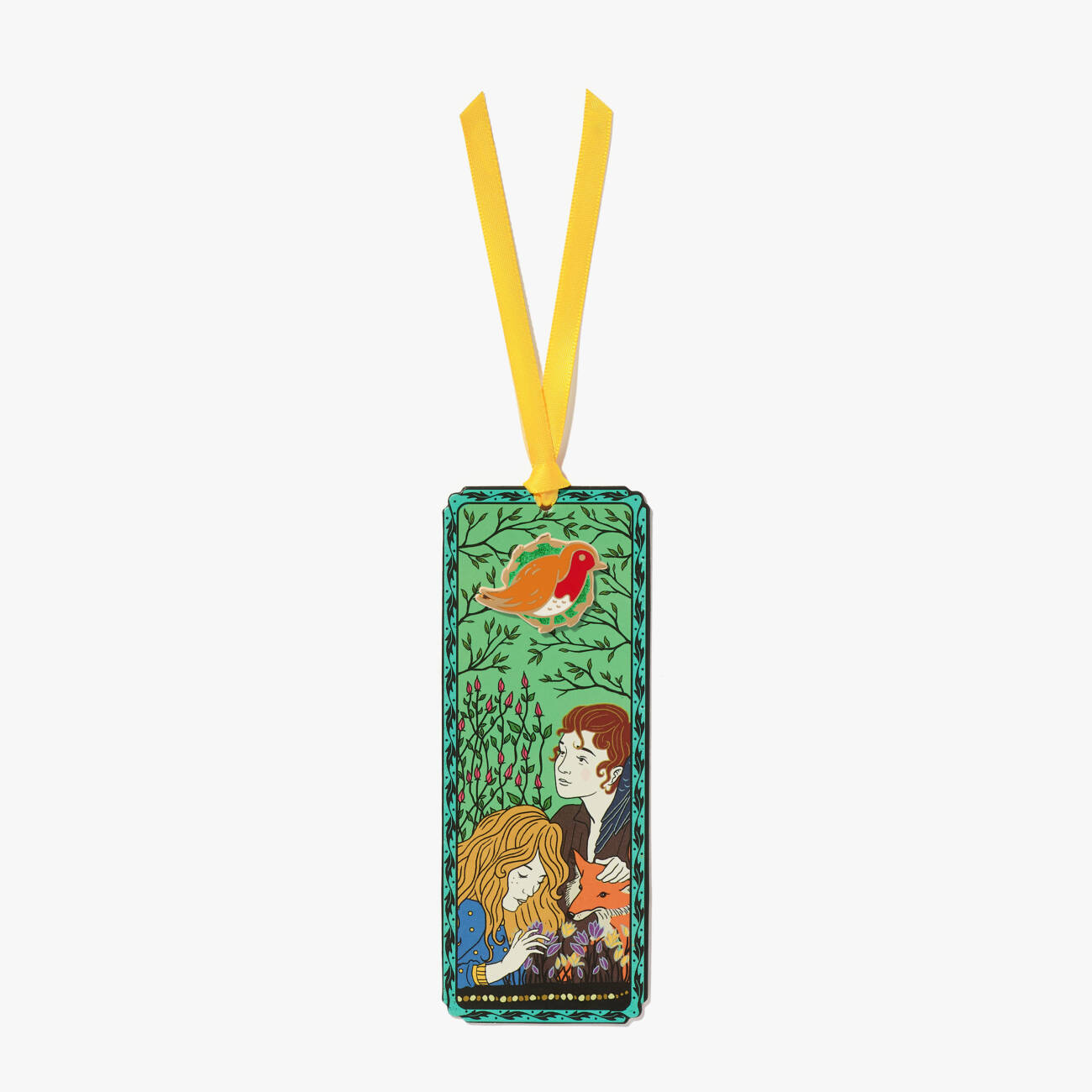 MinaLima Classics The Secret Garden pin badge and bookmark duo - The Robin who Showed the Way