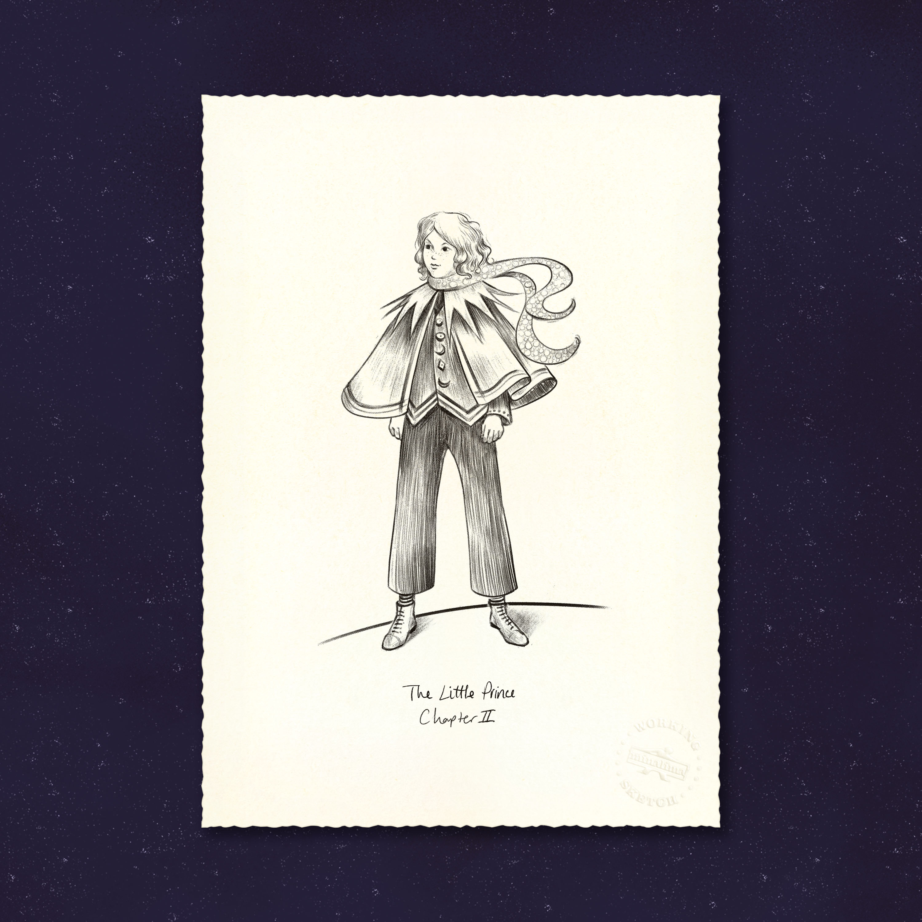 The Little Prince book print