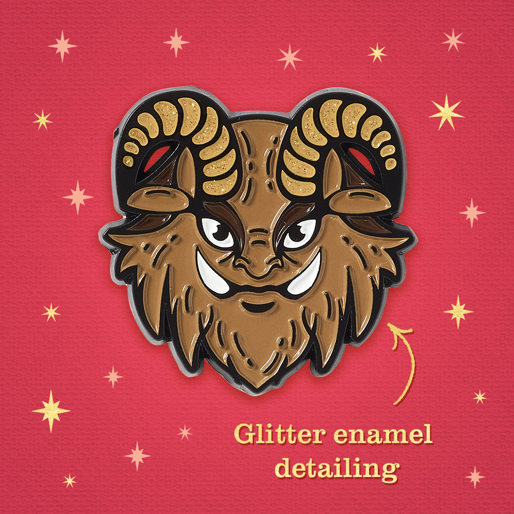 MinaLima Classics Peter Pan 'The Flight' Pin Badge with glitter detailing