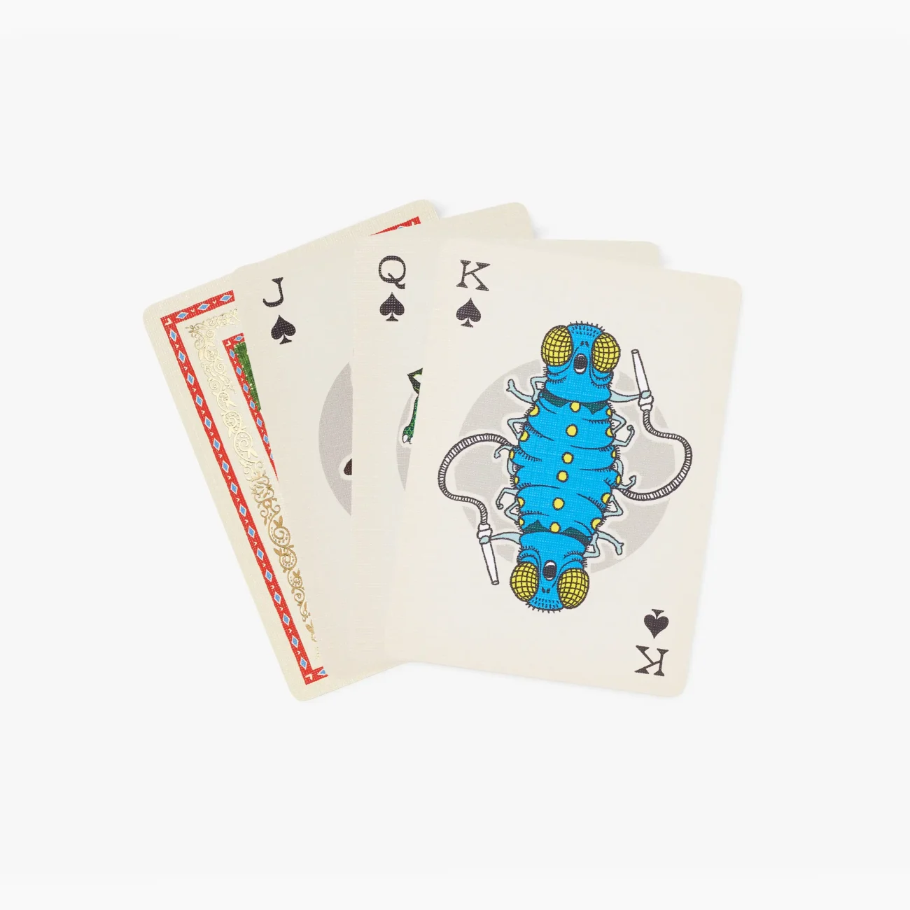 MinaLima Classics ‘Alice’s Adventures in Wonderland’ playing card set - The Caterpillar King of Spades