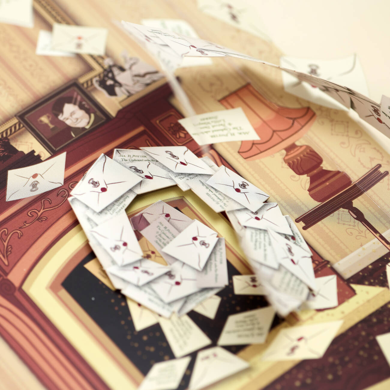 Harry Potter Hogwarts Acceptance Letter 3D Notecard (detail)