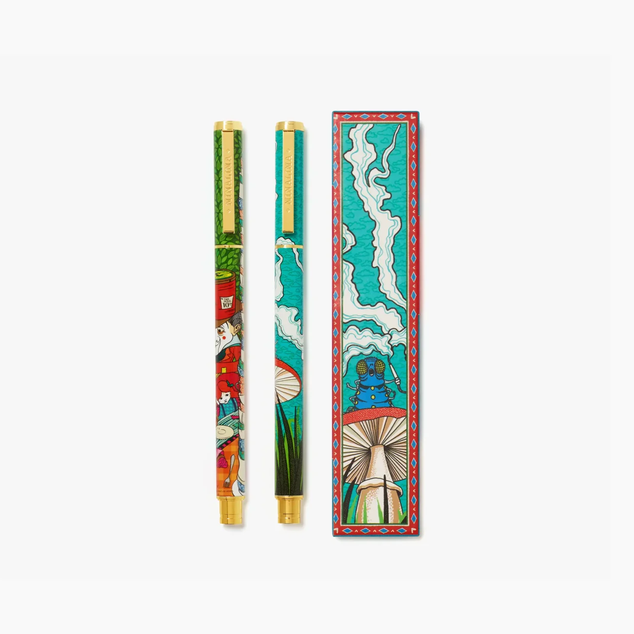 MinaLima Classics ‘Alice’s Adventures in Wonderland’ set of 2 pens with box