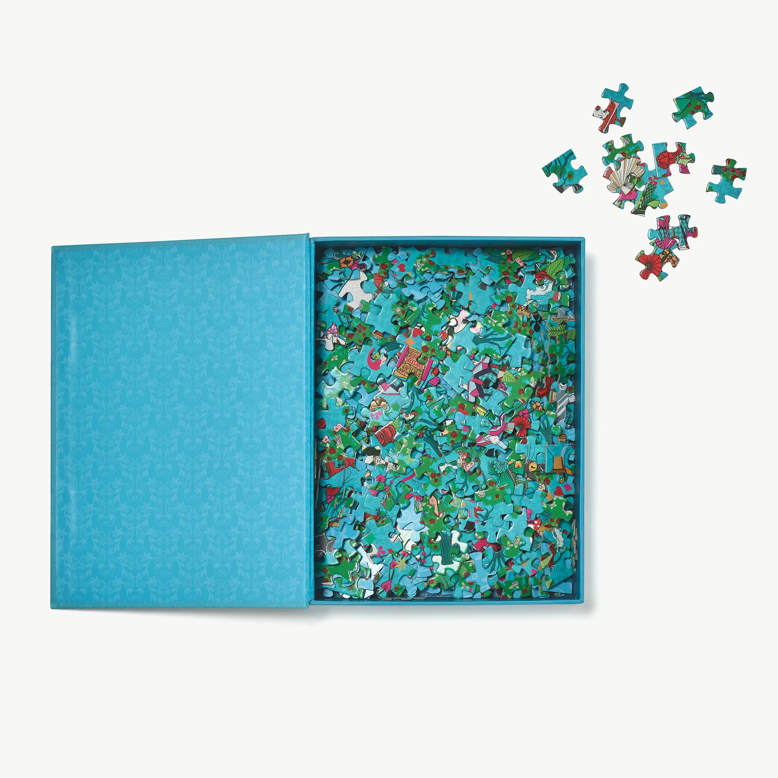 MinaLima Classics 500 piece Alice's Adventures In Wonderland jigsaw puzzle in book-effect box