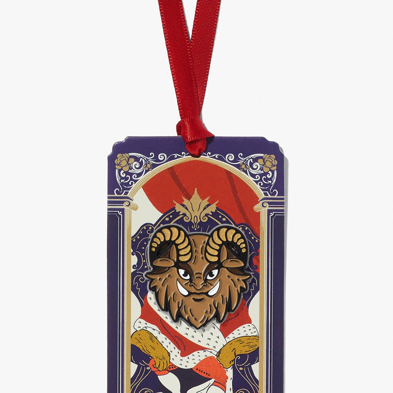 The Beauty and The Beast pin badge and illustrated bookmark.