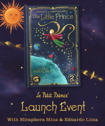 The Little Prince book launch event with Miraphora Mina and Eduardo Lima, at the House of MinaLima London on 28th March 2026