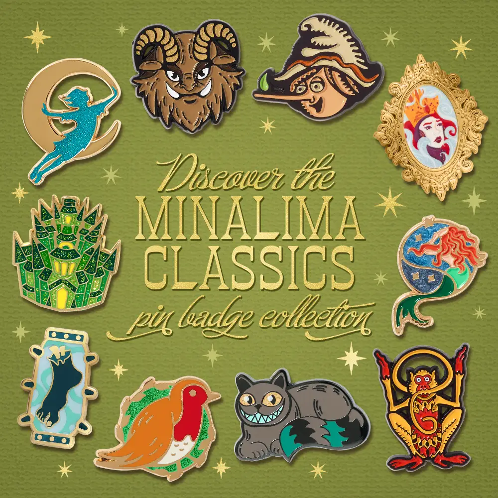 MinaLima Classics Pin Badges August Sneak Peek