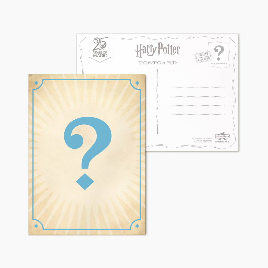 Secret Patronus postcard from the Harry Potter Mystery Postcard Series 04