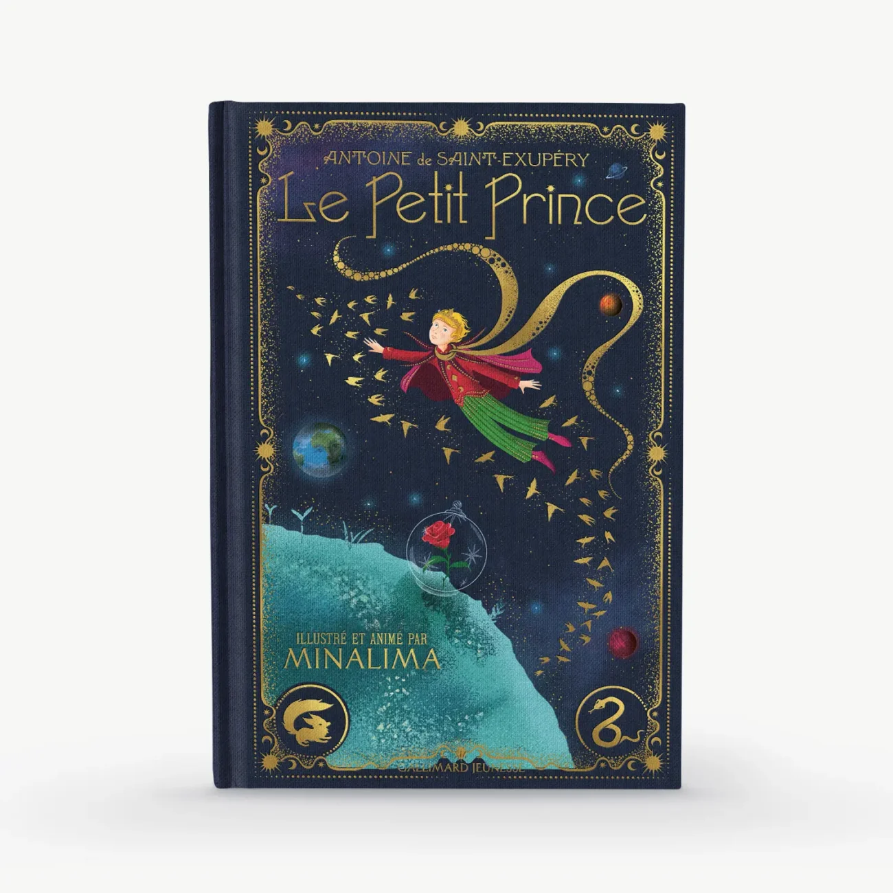 Le Petit Prince (French edition) by Antoine de Saint-Exupéry, Illustrated by MinaLima.