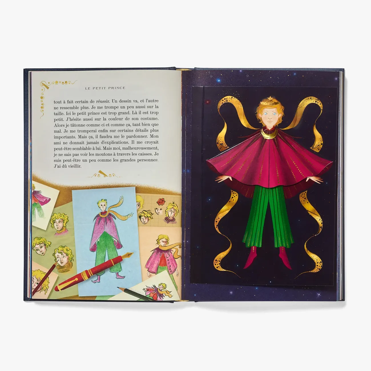 Le Petit Prince (French edition) by Antoine de Saint-Exupéry, Illustrated by MinaLima.