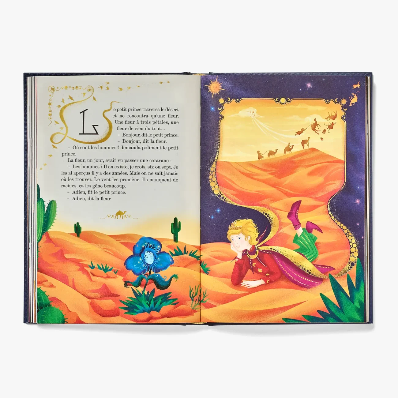 Le Petit Prince (French edition) by Antoine de Saint-Exupéry, Illustrated by MinaLima.