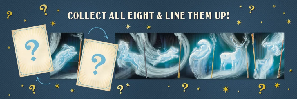 Collect all eight and line them up!