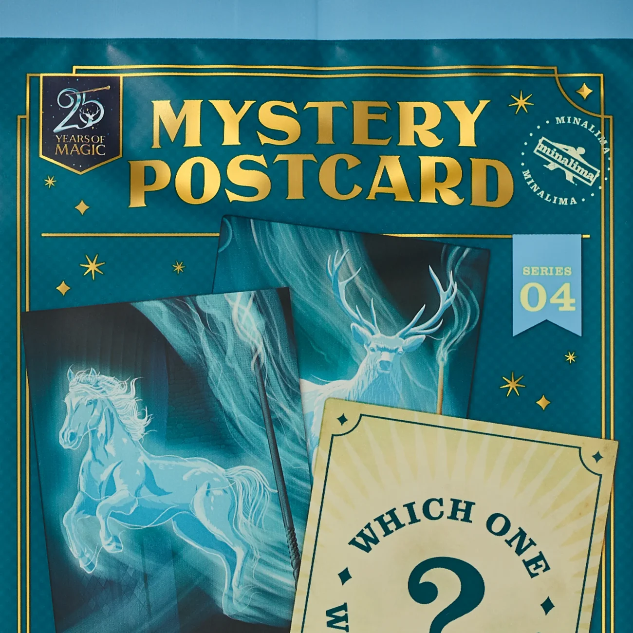 Harry Postcard Mystery Postcard Series 04 'Expecto Patronum' (zoomed in view)