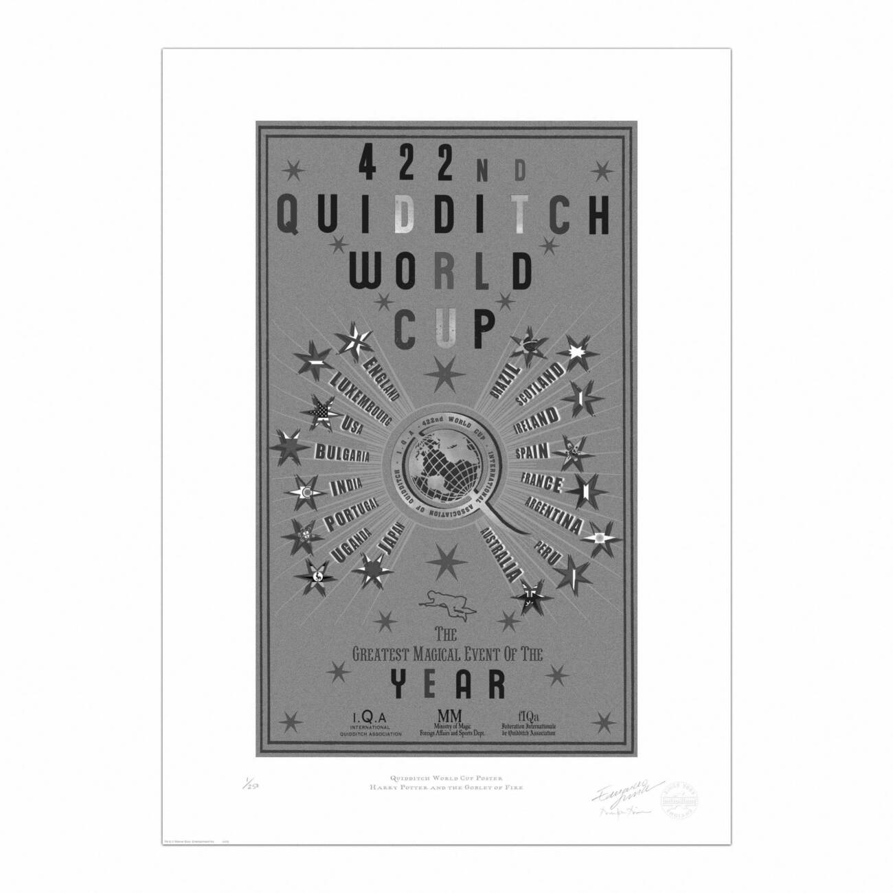 422nd Quidditch World Cup Post art print