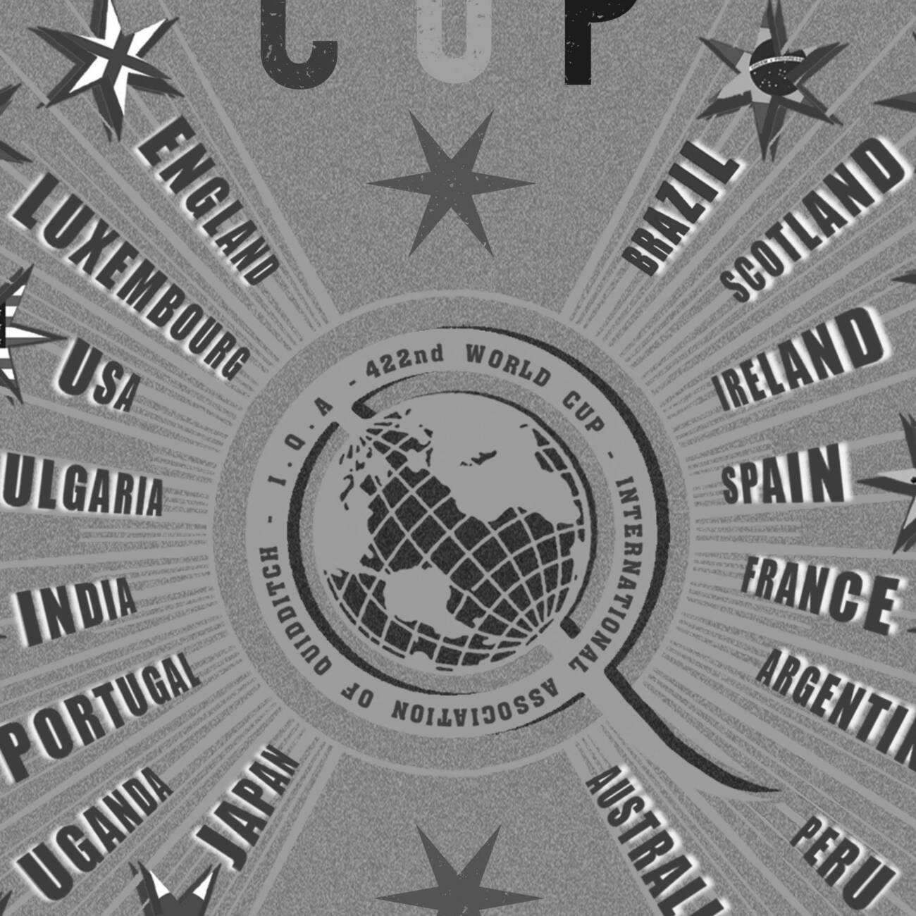 422nd Quidditch World Cup Post art print (zoomed in)